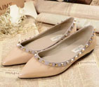 2015 Valentino women flats shoes with rivet VN0053