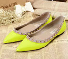 2015 Valentino women flats shoes with rivet VN0055