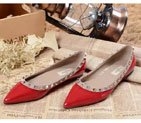 2015 Valentino women flats shoes with rivet VN0049