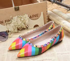 2015 Valentino women shoes with rivet VN0046