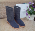 2015 chanel New Arrivals Nubuck Leather with Pearl Boots CHW0689