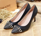 2015 gucci women high-heeled shoes with Rivet GWS140