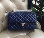 2016 Chanel 2.55 Series Flap Bag Blue Original Sheepskin Leather 1112 Gold hardware 1112
