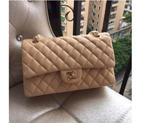 2016 Chanel 2.55 Series Flap Bag Original Sheepskin Leather 1112 Apricot with Gold 1112