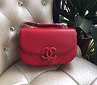 2016 Chanel A16850 Red Original Sheepskin Leather Flap Bag A16850