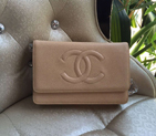 2016 Chanel A33814 Apricot Original Caviar Leather Mini Flap Bag A33814