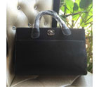 2016 Chanel Black Original calfskin leather Tote Bag A69008 W40 x H25 x D15 cm