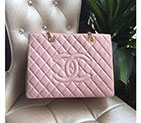 2016 Chanel Classic Coco shoulder Bag Pink GST Original Caviar Leather A50995 Gold A50995
