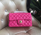 2016 Chanel Classic Flap Bags Original Sheepskin leather 1116 in Rose with Gold hardware 1116