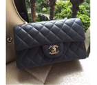 2016 Chanel Classic Mini Flap Bags Original sheepskin leather A1116 in Royalblue with Silver A1116