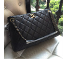 2016 Chanel Shoulder Bag in original Sheepskin Leather A49331 Black A49331