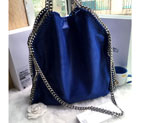 2016 Stella mccartney Suede Leather shoulder Bag A809 Blue A809