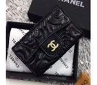 2016 Chanel key wallet sheepskin leather Black A31503