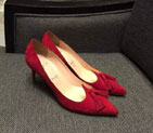 2016 Christian Louboutin shoes in velvet 7.5CM CLWS0095