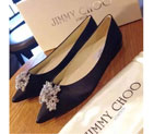 2016 Jimmy Choo Women flats shoes with Rhinestone JCS0044
