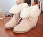 2016 Louis vitton Short Boot with wool SW0301