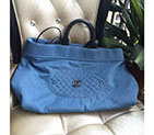 2016 New Chanel Shoulder Shopping Bag Original denim  A6539 A6539