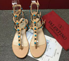 2016 Valentino women Sandals shoes with rivet VN0321