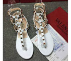 2016 Valentino women Sandals shoes with rivet VN0325
