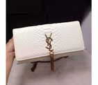 2016 YSL Dinner clutch shoulder bag 311288 White with Bronze 311288