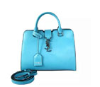 2016 Yves Saint Laurent  Cowhide leather Top Handle Bag Y2764 SkyBlue Y2764
