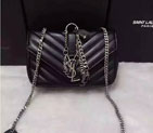 2016 Yves Saint Laurent Classic Monogramme Flap Bag Y9962 Black Y9962