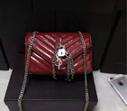 2016 Yves Saint Laurent Classic Monogramme Flap Bag Y9962 Burgundy Y9962