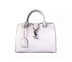 2016 Yves Saint Laurent Cowhide leather Top Handle Bag Y2764 White Y2764
