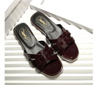 2016 Yves Saint Laurent women Flats Slippers in Patent leather YSLWS0027