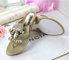 2016 chanle Flip-flops shoes with Pearl CHW1069