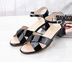 2016 chanle Sandals in Patent leather CHW1128