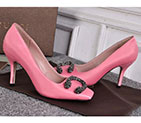 2016 gucci Latest women shoes in silk Heel Height 8.5cm GWS289