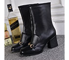 2016 gucci women Boots in Calfskin leather Heel Height 7cm GWS263
