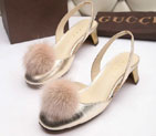 2016 gucci women Sandals in lambskin leather with Heel Height 5.5cm GWS249