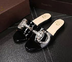 2016 gucci women Slippers in Calfskin leather with Rhinestone GWS248
