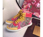 2016 gucci women Sneakers shoes with Rose pattern GWS150
