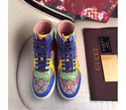 2016 gucci women Sneakers shoes with Rose pattern GWS149