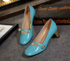 2016 gucci women shoes in Patent leather Heel Height 5.5cm GWS169