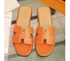 2016 hermes classic women Flats Slippers in Calfskin leather HWS108