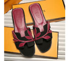2016 hermes new arrivals women Slippers in Calfskin leather HWS121