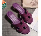 2016 hermes new arrivals women Slippers in Calfskin leather HWS129