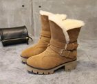 2016 latest Burberry women Nubuck Leather Snow Boots 