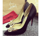 2016 latest Christian Louboutin high-heeled shoes in Sheepskin leather CLWS0127