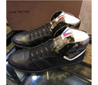 2016 louis vuitton Calfskin leather Men classic Lace-up sneaker SML0408