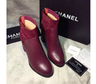 2016 new arrivals chanel Calfskin leather Casual boots CHW0874