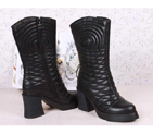 2016 new arrivals chanel Cowhide leather Casual boots CHW0869
