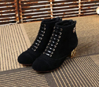 2016 new arrivals chanel short boots CHW0877