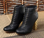 2016 new arrivals chanel short boots with Heel height 10cm CHW0884