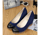 2016 new arrivals chanle wedge heel shoes CHW0989