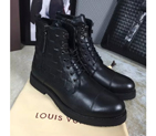 2016 new arrivals louis vuitton Calfskin Leather men casual Boots SML0361